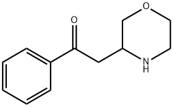 2-Morpholin-3-yl-1-phenyl-ethanone 结构式