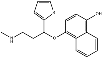 外消旋4-羟基度洛西汀-d3 结构式