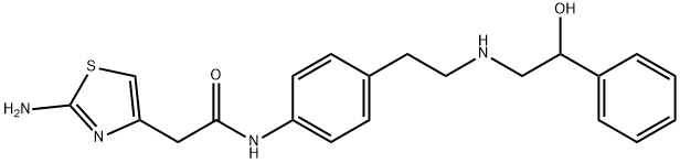 RAC-米拉贝隆 结构式