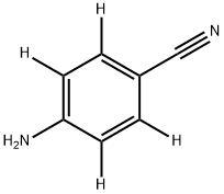 4-aminobenzonitrile-2,3,5,6-d4 结构式