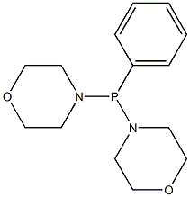双(4-吗啉基)苯基膦 结构式