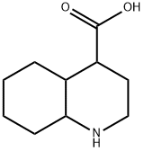 十氢喹啉-4-羧酸 结构式