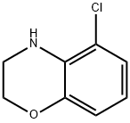 5-Chloro-3,4-dihydro-2H-benzo[1,4]oxazine 结构式