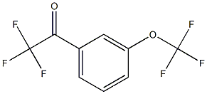 2,2,2-三氟-1-(3-(三氟甲氧基)苯基)乙烷-1-酮 结构式