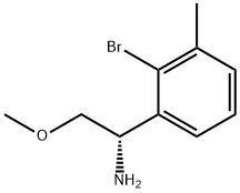 (S)-1-(2-bromo-3-methylphenyl)-2-methoxyethanamine 结构式