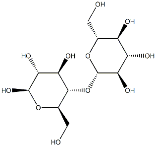 .beta.-Cellobiose 结构式