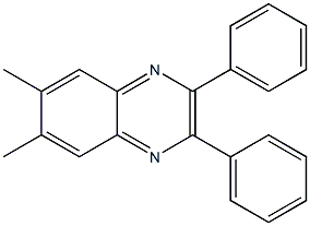 6,7-dimethyl-2,3-diphenylquinoxaline 结构式