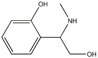 2-[2-HYDROXY-1-(METHYLAMINO)ETHYL]PHENOL 结构式