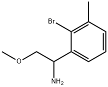 1-(2-BROMO-3-METHYLPHENYL)-2-METHOXYETHAN-1-AMINE 结构式