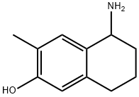 5-AMINO-3-METHYL-5,6,7,8-TETRAHYDRONAPHTHALEN-2-OL 结构式