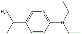 [5-(1-Amino-ethyl)-pyridin-2-yl]-diethyl-amine 结构式