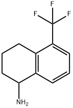 5-(TRIFLUOROMETHYL)-1,2,3,4-TETRAHYDRONAPHTHALEN-1-AMINE 结构式