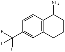 1,2,3,4-四氢-6-(三氟甲基)-1-萘胺 结构式