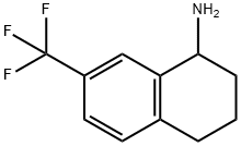 1,2,3,4-四氢-7-(三氟甲基)-1-萘胺 结构式