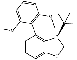 (R)-3-(叔丁基)-4-(2,6-二甲氧基苯基)-2,3-二氢苯并[D][1,3]氧,膦戊轭 结构式