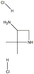 2,2-dimethylazetidin-3-amine dihydrochloride 结构式