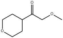 2-甲氧基-1-(四氢-2H-吡喃-4-基)乙酮 结构式