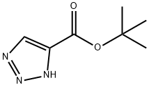 1H-1,2,3-三唑-4-羧酸叔丁酯 结构式