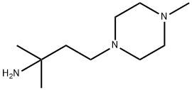 2-甲基-4-(4-甲基哌嗪-1-基)丁-2-胺 结构式