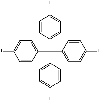 四(4-碘苯基)家烷 结构式
