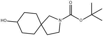 叔-丁基 8-羟基-2-氮杂螺[4.5]癸烷-2-甲酸基酯 结构式