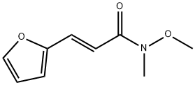 (2E)-3-(furan-2-yl)-N-methoxy-N-methylprop-2-enamide 结构式