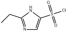 2-乙基-1H-咪唑-5-磺酰氯 结构式