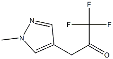 1,1,1-三氟-3-(1-甲基-1H-吡唑-4-基)丙-2-酮 结构式