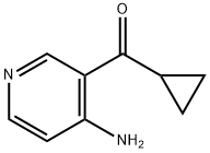 (4-氨基-3-吡啶基)环丙基甲酮 结构式