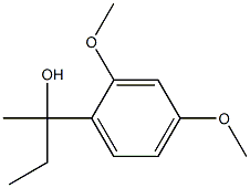 2-(2,4-dimethoxyphenyl)butan-2-ol 结构式