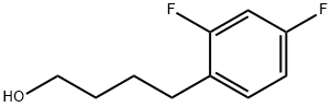 4-(2,4-二氟苯基)丁-1-醇 结构式