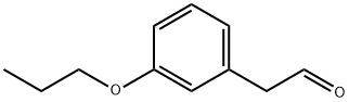 2-(3-丙氧基苯基)乙醛 结构式