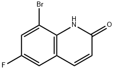 8-bromo-6-fluoro-1,2-dihydroquinolin-2-one 结构式