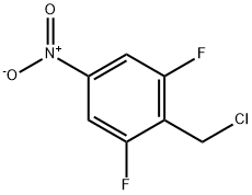 2-(氯甲基)-1,3-二氟-5-硝基苯 结构式