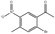 1-(2-Bromo-4-methyl-5-nitro-phenyl)-ethanone 结构式