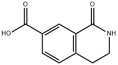 1-氧亚基-1,2,3,4-四氢异喹啉-7-羧酸 结构式