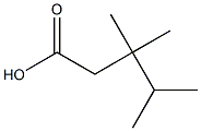 Pentanoic acid, 3,3,4-trimethyl- 结构式