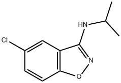 5-氯-N-异丙基苯并[D]异噁唑-3-胺 结构式