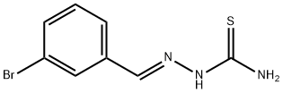 (E)-2-(3-bromobenzylidene)hydrazine-1-carbothioamide 结构式