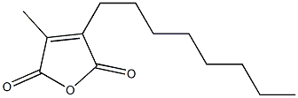 3-methyl-4-octylfuran-2,5-dione 结构式