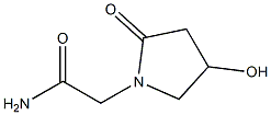 2-(4-hydroxy-2-oxopyrrolidin-1-yl)acetamide 结构式