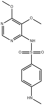 N-甲基磺胺多辛 结构式