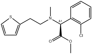 氯吡格雷N-甲基杂质 结构式