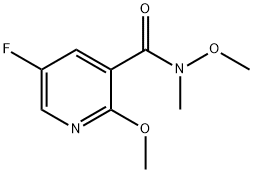 5-FLUORO-N,2-DIMETHOXY-N-METHYLNICOTINAMIDE 结构式