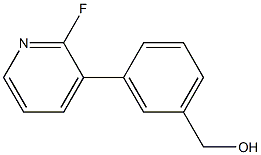 [3-(2-fluoropyridin-3-yl)phenyl]methanol 结构式