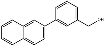 (3-(NAPHTHALEN-2-YL)PHENYL)METHANOL 结构式