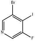 3-溴-5-氟-4-碘吡啶 结构式