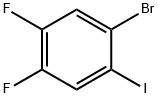 1-溴-4,5-二氟-2-碘苯 结构式