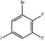 1-溴-2,3-二氟-5-碘苯 结构式