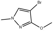 4-bromo-3-methoxy-1-methyl-1H-pyrazole 结构式